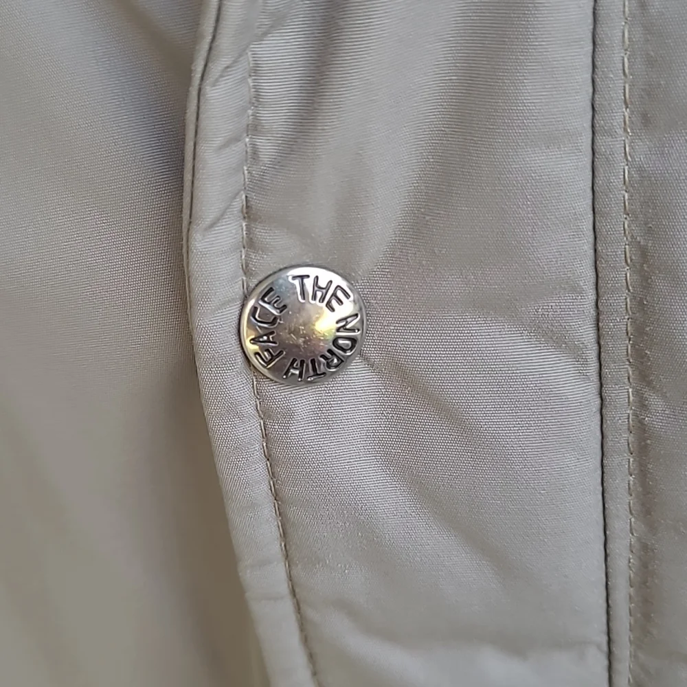 THE NORTH FACE Khaki Beige Tan Nylon Fill Gore Tex USA Mens Sz M Jacket Coat VTG